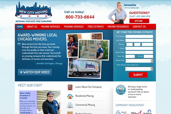 newcitymoving.com site used Newcity