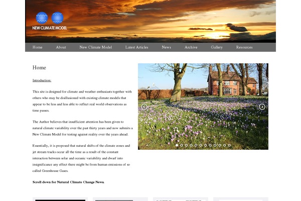 newclimatemodel.com site used Climate