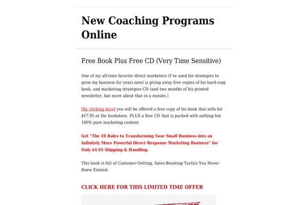 newcoachingprograms.com site used Thesis