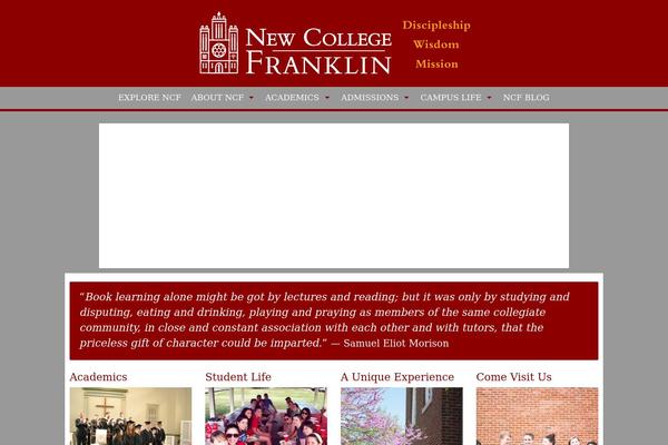 Campus theme site design template sample