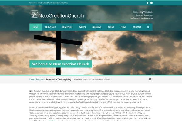 Real Church v1.04 theme site design template sample