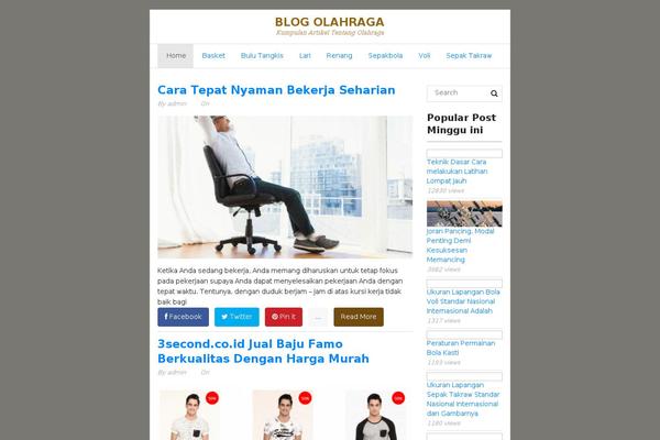 Fasthink theme site design template sample