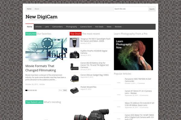 NewsPlus theme site design template sample