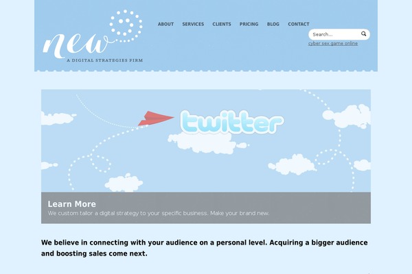 Merchant theme site design template sample