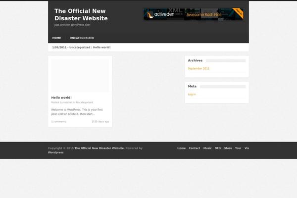 Confidence theme site design template sample