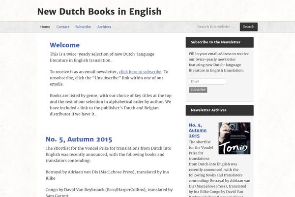 newdutchbooksinenglish.com site used Dynamik Gen