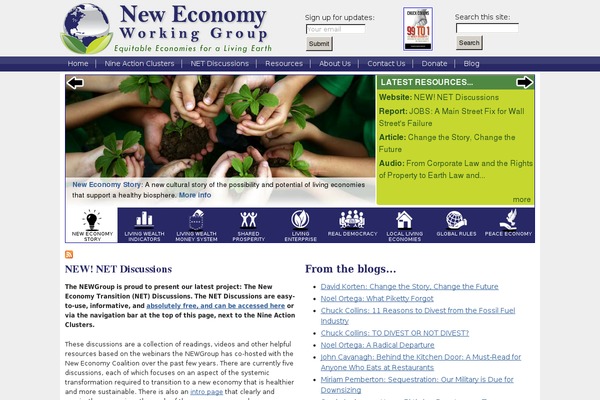 neweconomyworkinggroup.org site used Ilsr