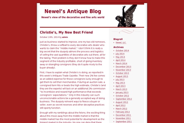 newelsantiqueblog.com site used Angel-10