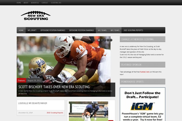 Boulevard theme site design template sample