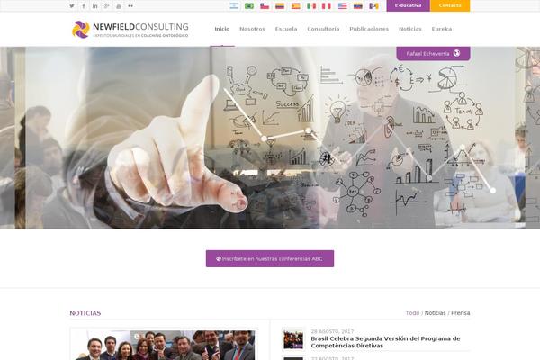 Enfold theme site design template sample