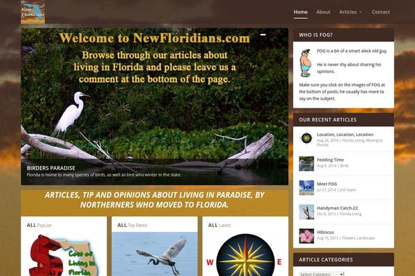 Myriad theme site design template sample