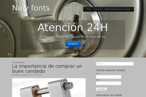 Tonic theme site design template sample