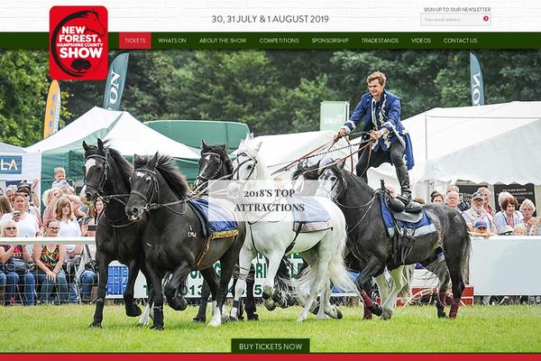 newforestshow.co.uk site used Newforest