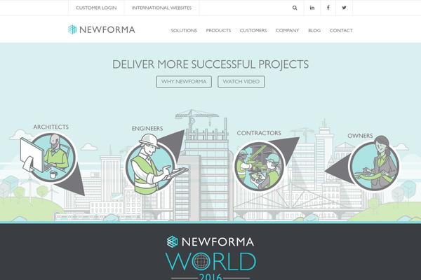 newforma.com.au site used Newforma-up