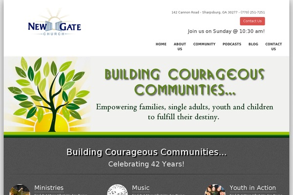 newgate theme websites examples