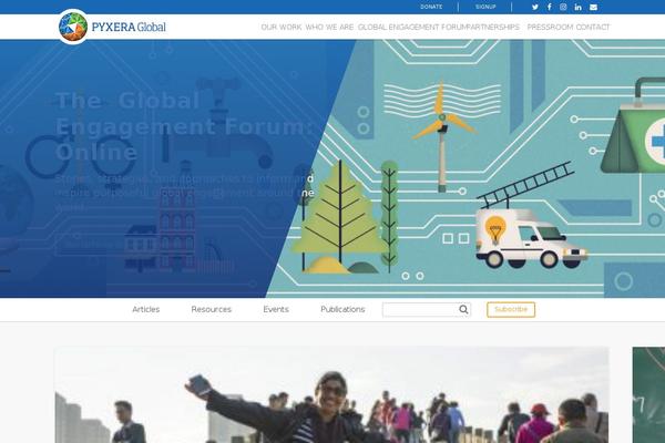 Site using Indeed-social-media plugin
