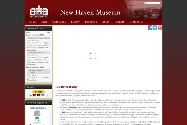 newhavenmuseum.org site used Yoo_phoenix_wp