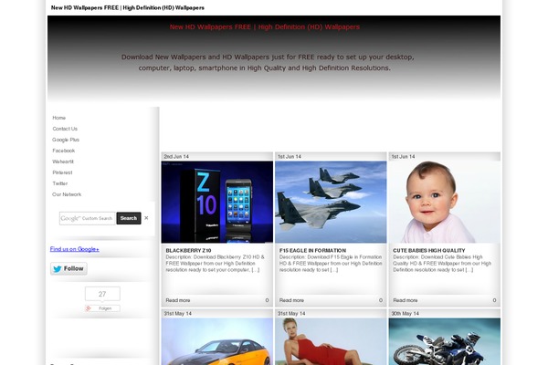 Fotogram theme site design template sample