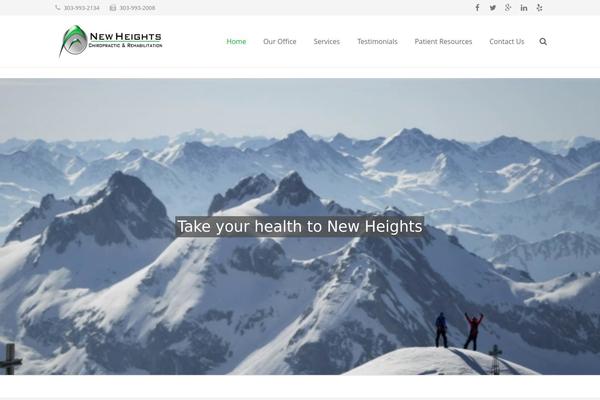 Impreza theme site design template sample