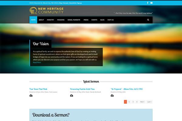 newheritagecommunity.com site used Realchurch-v1-00