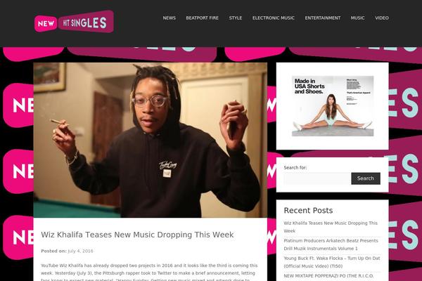 Nova Lite theme site design template sample