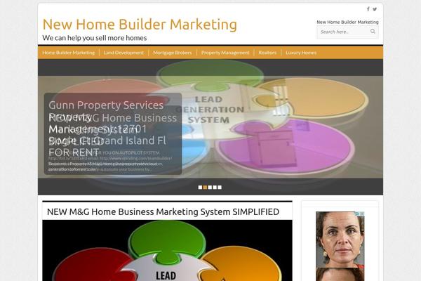 WP News Stream theme site design template sample