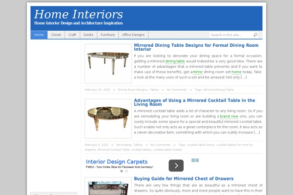newhomeinterior.net site used Temseo