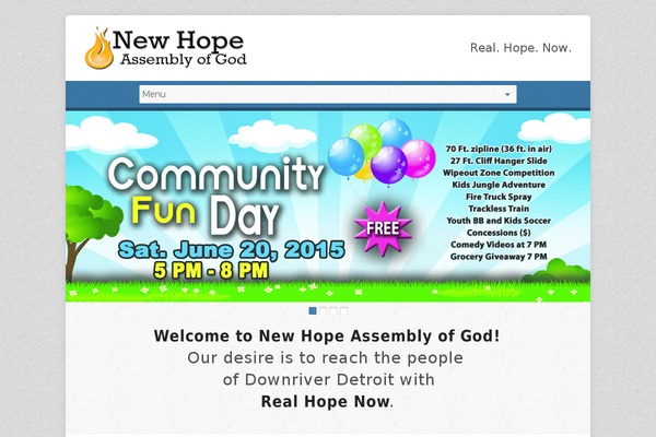 Risen theme site design template sample
