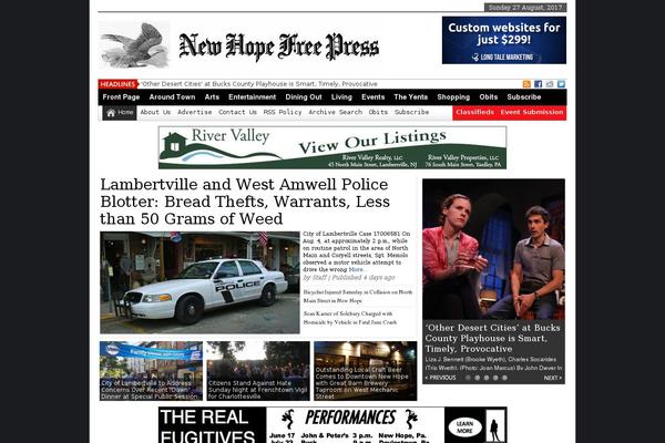 Voice theme site design template sample
