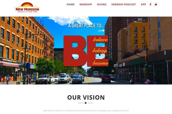 Churchope theme site design template sample