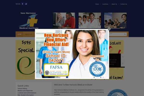 WP Education theme site design template sample