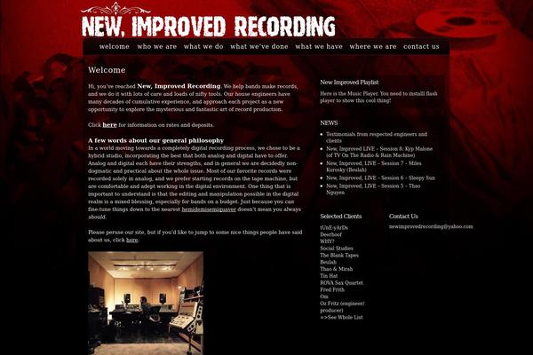 Site using Flash MP3 Player plugin