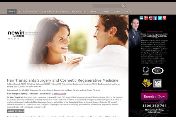 Standard theme site design template sample