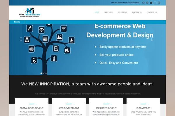 The Company theme site design template sample