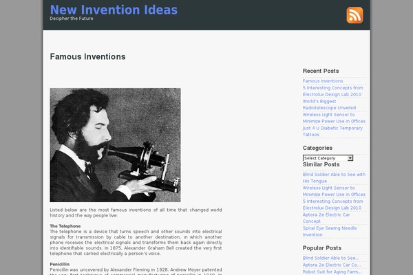 Prosense Grey theme site design template sample