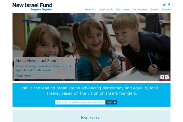 newisraelfund.org.uk site used Nif