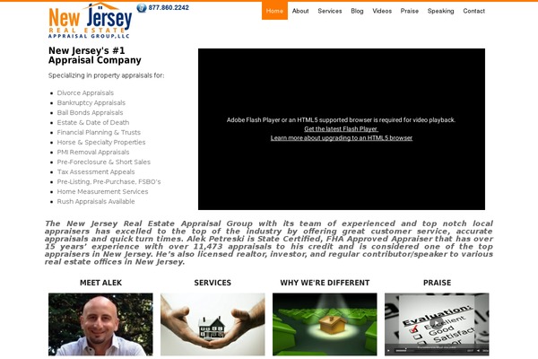 newjerseyappraiser.org site used Jelly