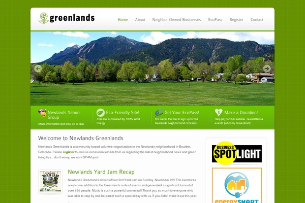 Ecobiz theme site design template sample