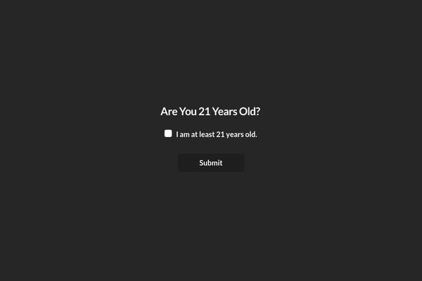 Site using Age-verifier plugin