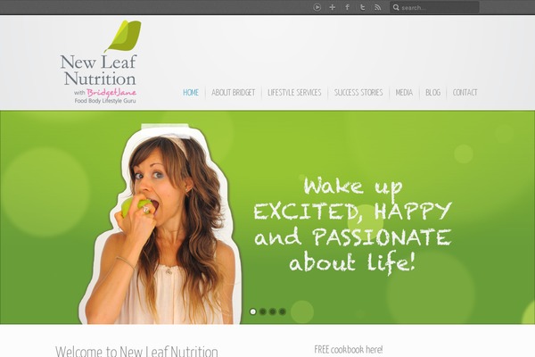 Inspire theme site design template sample
