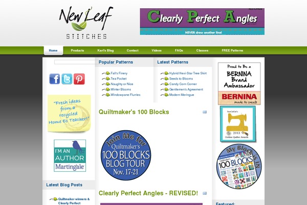 newleafstitches.com site used Yummy