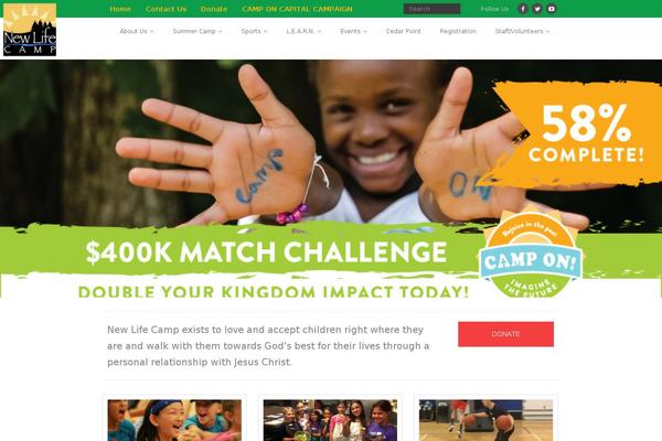 Pofo theme site design template sample