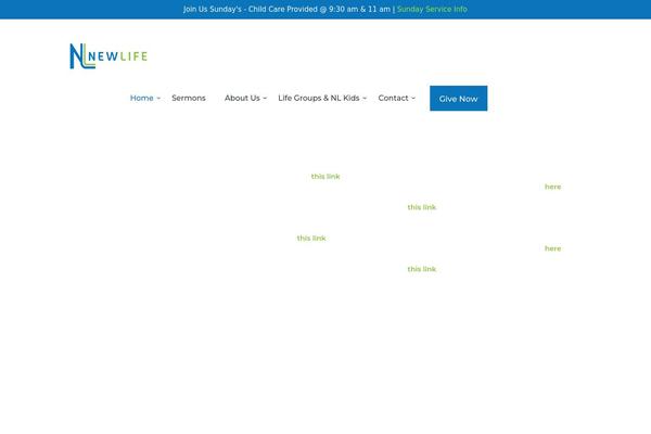 Hallelujah theme site design template sample