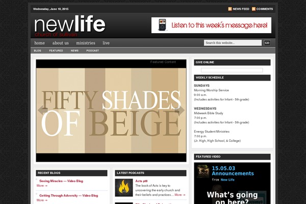 Church_20 theme site design template sample