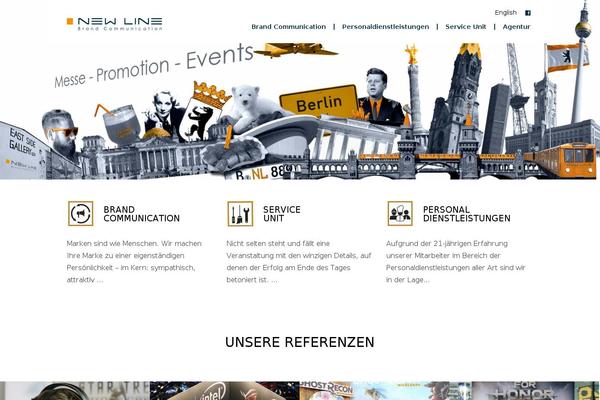 Newline theme site design template sample