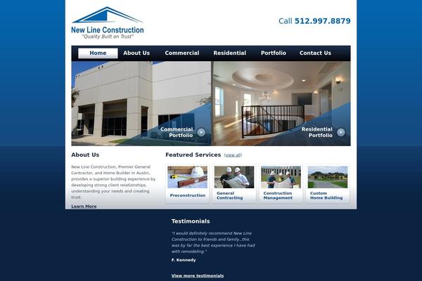 Newline theme site design template sample