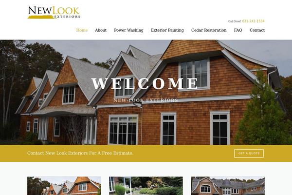 Construction theme site design template sample