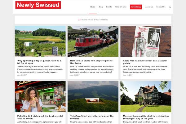 Gridlove theme site design template sample