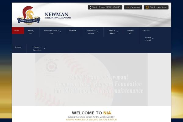 newmanacademy.org site used Stendhal