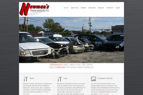 Magnum theme site design template sample